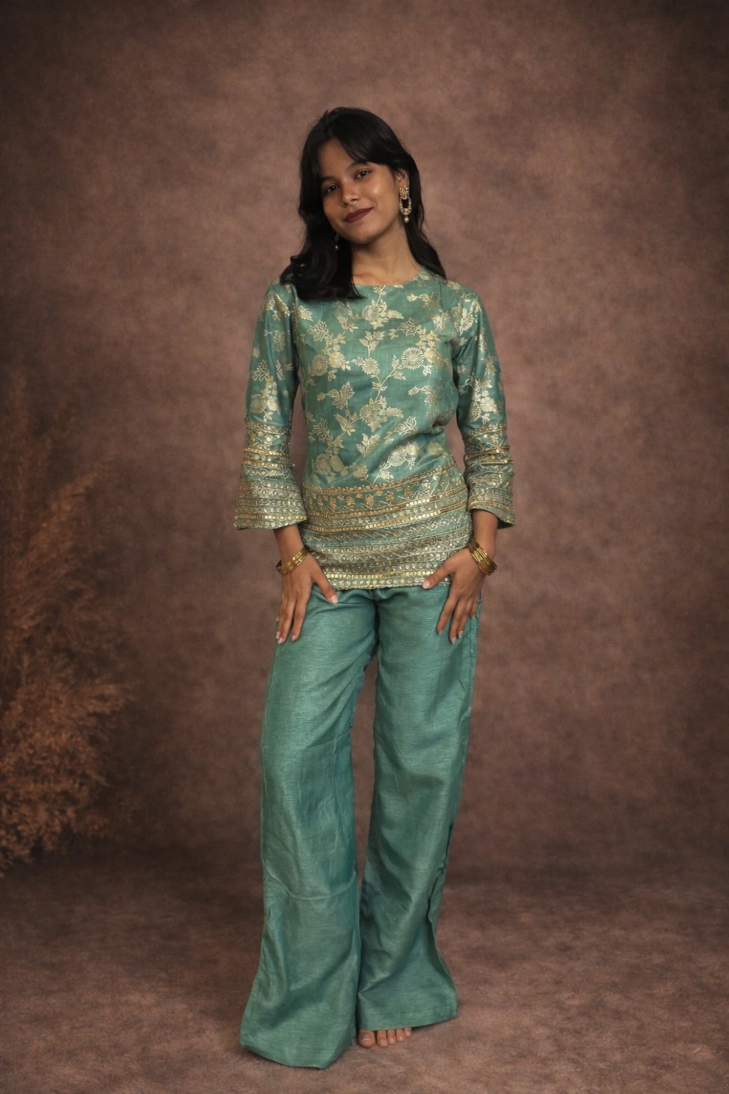 Aura Co-ord set - Turquoise